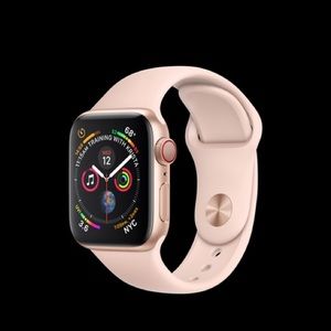 Apple watch series 4: gold aluminum 44 mm